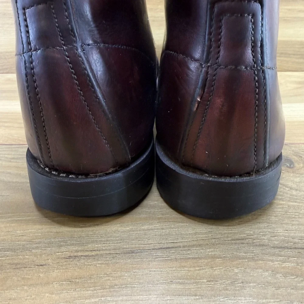 ORVIS Gokey Sauvage Moc Toe Chukka Boot Mens 9.5 D Brown Leather Hikers USA Made